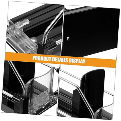 2pcs Automatic Pusher Can Organizer for Fridge Drinks Dispenser Smooth Surface