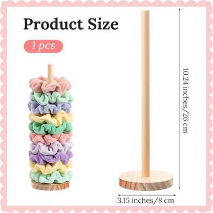 Scrunchie Holder Hair Tie Holder Organizer Stand Scrunchie Organizer Hair Accessories Organizers Storage Display Modern Jewelry Scrunchy Display Hairs Elastics Storage for Women Girl Bedroom Decor