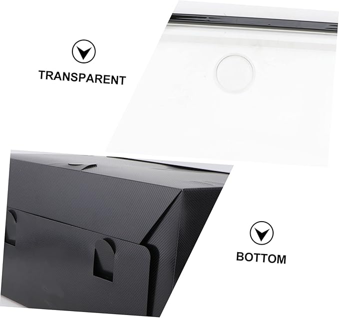 Capacity Side Opening Plastic Shoe Storage Box Stackable Organizer for Home Dust Design for Sneakers and Seasonal Footwear
