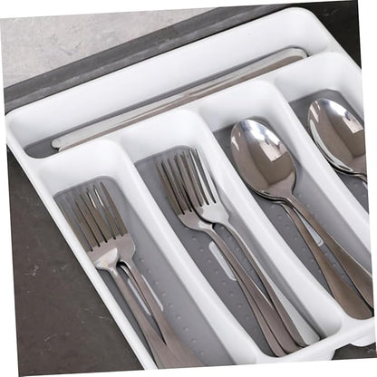 Mikinona 1pc Cutlery Storage Organizer Multi-divided Fork Spoon Tray for Kitchen Drawer Storage to Organize Utensils and Items