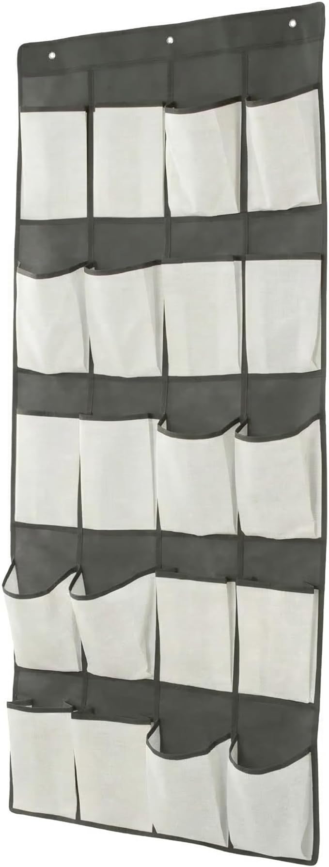Simplify 20 Pocket Over The Door Hanging Shoe Organizer in Cashmere