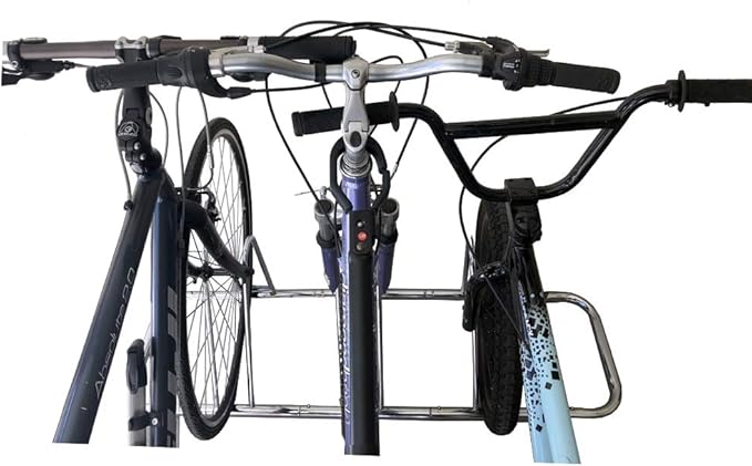 Sparehand 4 Bike Parking and Organization Solution - Freestanding Bike Stand for Parking Storage - Outdoor and Indoor Bike Rack