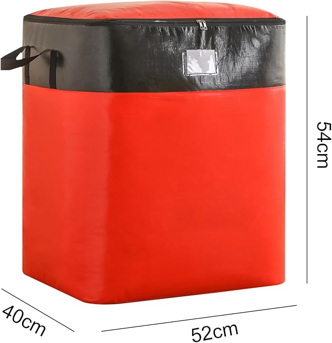 Upgrade Moving Bags Heavy Duty Extra Large,Heavy-Duty Storage Bags – Alternative to Moving Boxes, Plastic Storage Bins, Mattress Bags for Moving & College Essentials (red, 104L)