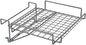 Haofy Cabinet Door Organizer Shelf Extender Foldable Stainless Steel Space Saving Storage Rack, Counter Extension for Kitchen No Drill 11.8x12.2 Inch (Original Color)