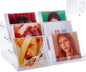 4 Layers Acrylic CD Holder CD Cases Cosmetic Storage Holder Nail Polishes Organizer Shelf Acrylic Makeup Display Rack Stand Clear Cosmetic Display Shelf for DVD Case Makeup Jewelry