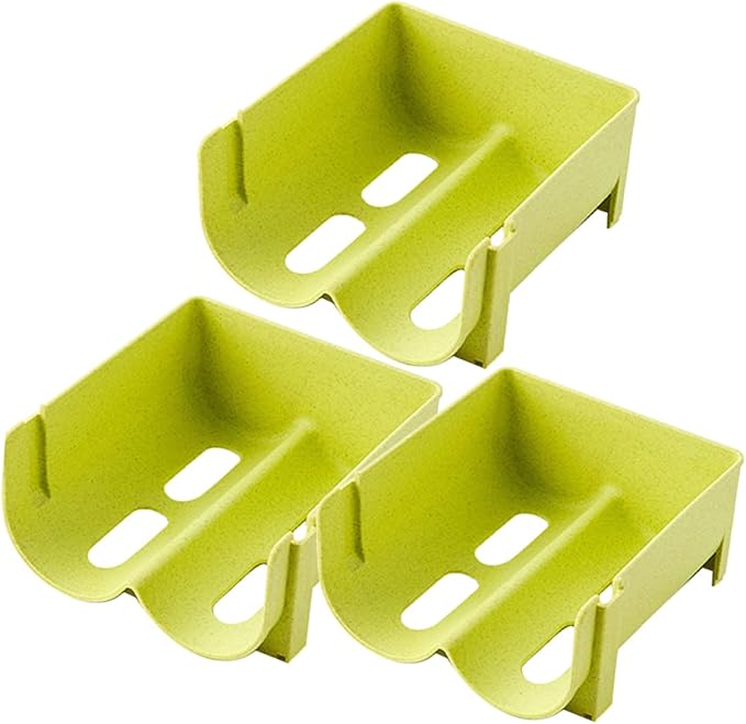 3pcs Beer Storage Rack Soda Can Dispenser for Refrigerator Multi-Function Kitchen Rack Organizer Sturdy Plastic Bottle Holder