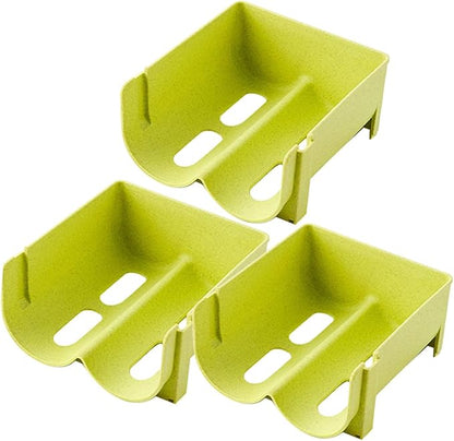 3pcs Beer Storage Rack Soda Can Dispenser for Refrigerator Multi-Function Kitchen Rack Organizer Sturdy Plastic Bottle Holder