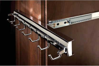 Sidelines Premier Pullout Swivel Belt Rack for Custom Closet Systems