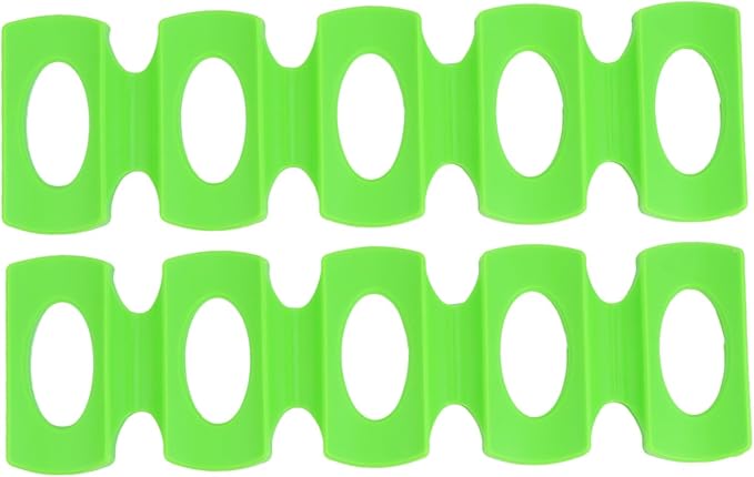 2pcs Organizer Fridge Beverage Storage Shelf Fridge Mat Drink Storage Rack Can Stacking Mats