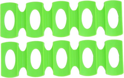 2pcs Organizer Fridge Beverage Storage Shelf Fridge Mat Drink Storage Rack Can Stacking Mats