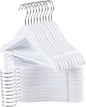 Kids Hangers, 20 Pack White Baby Hangers for Closet, Premium Children's Clothes Hangers with 360° Swivel Hook