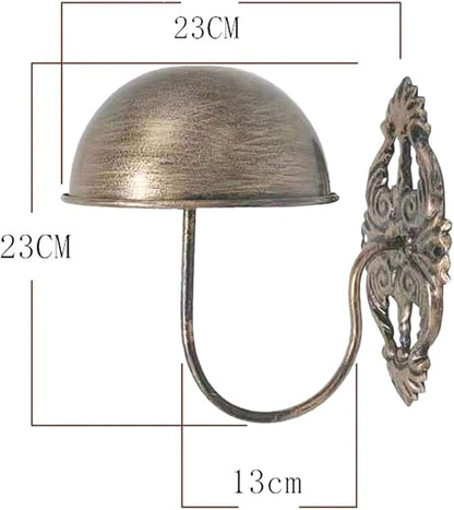 Wall Mounted Hat Wig Display Racks Hat Rack Metal Decorative Hat Stand Hat Holder for Cloakroom Bedroom Hallway Entryway Home
