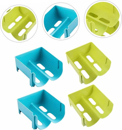 PRETYZOOM Fridge Can Dispenser Stackable Soda Can Organizer Sturdy Refrigerator Storage Rack for Bins Bottles