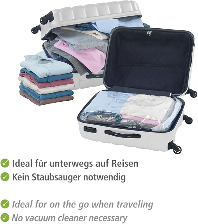 Wenko Roll Compression System, Polyamide, Multi-Colour, 60 x 95 cm