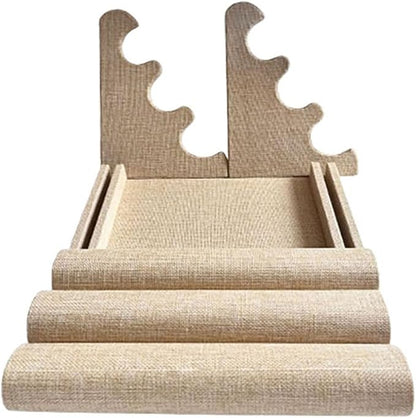Flannelette Bracelet Display Stand,Jewelry Bracelet Necklace Rack Display Holder (linen)