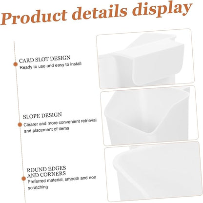 Cabilock Over Cabinet Door Basket Lightweight Kitchen Organizer for Vertical Storage Hanging Type for Inside Cabinets Space Saving Easy Installation