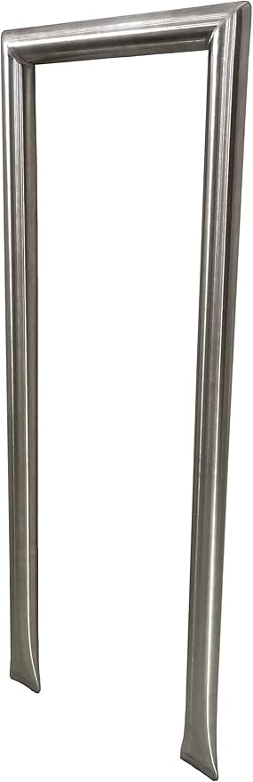 Namor© Stainless Steel Bicycle Leaning Bar Deflector Bicycle Bracket Rustproof Leaning Bar Round Tube Diameter 48.3 mm for Embedding in Concrete Bicycle Holder (1150 mm x 580 mm x 48.3 mm Height/Width