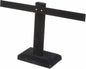 Plymor Black Velvet T-Bar Earring Display Stand Four Pair Earring Display Stand, 10.25" W x 6" H