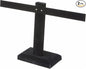 Plymor Black Velvet T-Bar Earring Display Stand Four Pair Earring Display Stand, 10.25" W x 6" H (Pack of 2)