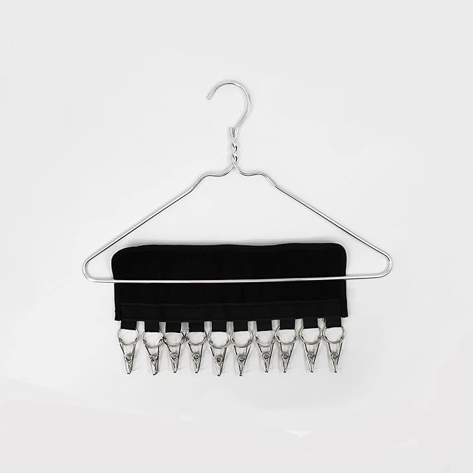 LAMINET Hanger Hat Rack Organizer Hats, Purses, and other items for up to 10 items Easy Assembly Fits any Standard Hanger