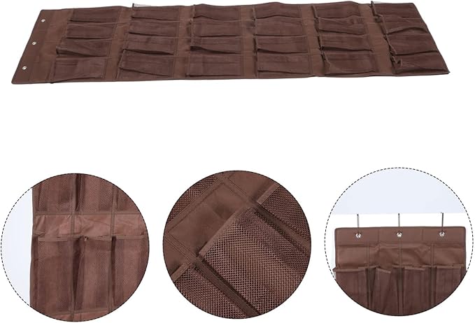 KOMBIUDA Shoe Storage Bag Hanging Shelves Hangers Space Saving over The Door Organizer