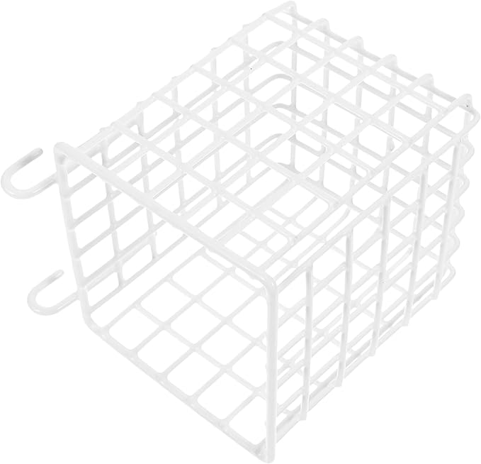 Cabilock 2pcs Wire Hanging Basket Storage Rack Iron over The Door Organizer for Kitchen Bathroom and Bedroom Sturdy Multi-functional Design for Utensils and More Elegant Mesh Style