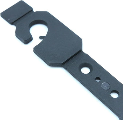 SSWBasics Black Plastic Belt Hangers - Pack of 100