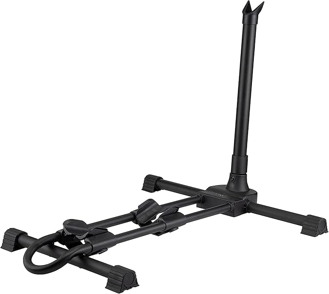 PRO BIKE TOOL Vertical Upright Bicycle Floor Stand - Freestanding Indoor Bike Storage Rack for Garage or Apartment - No Drill - Compatible with Tire Widths of up to 2.3" and Wheel Sizes up to 29"