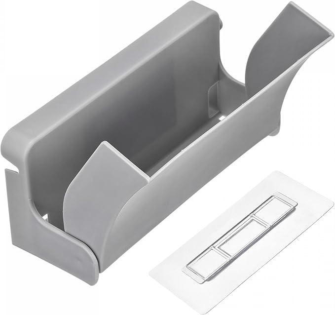 uxcell Wall Mounted Shoe Rack, PP Foldable Hanging Shoes Holder Organizer Gray