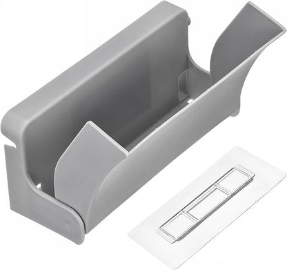 uxcell Wall Mounted Shoe Rack, PP Foldable Hanging Shoes Holder Organizer Gray