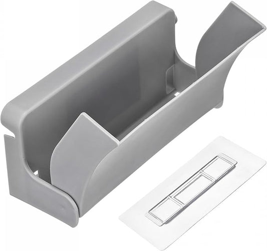 uxcell Wall Mounted Shoe Rack, PP Foldable Hanging Shoes Holder Organizer Gray