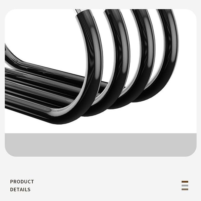 10 Pack Hat Hangers for Closet - Nonslip Space Saving Steel Hat Rack for Baseball Caps, Versatile Hanger Organizer for Belts, Vest, Ties and Scarves (Black)