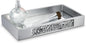 Creative Scents Silver Mosaic Bathroom Tray - Decorative Bathroom Vanity Tray - Perfume Tray for Dresser - Small Rectangle Mirror Tray for Perfume and Makeup - Bling Silver Bathroom Accessories