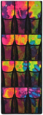 Over The Door Shoe Hanging Organizer for Door Sturdy Oxford Over The Door Shoe Organizer Closet Hanging Shoe Holder Hanger,Tie Dye