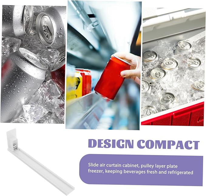 Soda Can Dispenser for Refrigerator Sleek Beverage Organizer with Versatile Design for Easy Management Supermarkets and Home Use