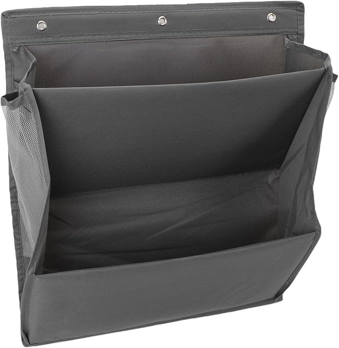 Efficiently Use Vertical Space with Door Mounted Design Hanging Shoes Design, Oxford Fabric Double Tier Shoe Organizer for Spaces (Gray)
