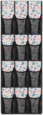 Turtle Patterns Shoe Organizer Door Hanger,Shoes Hanger Storage Organizer Bag Space Saver,Hanging Shoe Storage Hanging Bag