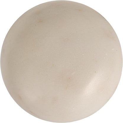 Bloomingville Round Marble Salt Cellar, White