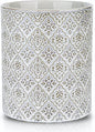 KOOV Kitchen Utensil Holder, Large Utensil Holders for Countertop, 6 x 7 Inches Ceramic Utensil Crock, Deep and Stable, Cooking Utensil Holder, Embossed Pattern, White