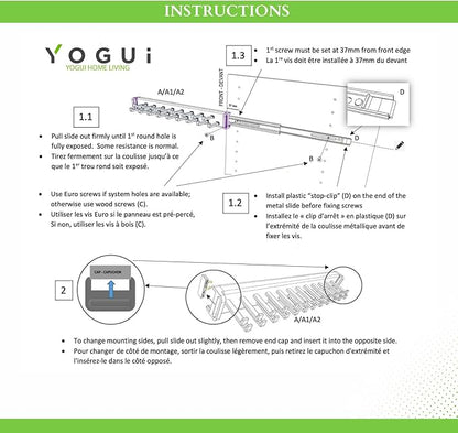 Design-R Pull-Out Belt Rack for Belts, Ties and Scarves, Accessories Storage Hanger with Mounting Hardware (Matte Nickel)