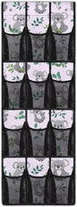 Koala Over The Door Organizer,Hanging Baskets with 12 Mesh Large Pockets,Door Back Shoe Organizers with 12 Mesh Pockets Baby Organizer Storage,Quick Dry Organizer Hanging