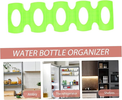 LABRIMP Refrigerator Wine Rack Can Holder Bottle Storage Fridge Beer Organizer Silicone Can Dispenser