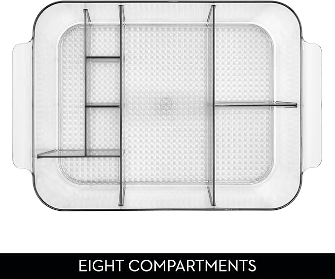 iDesign Makeup Organizer for Countertop - Storage for Cosmetics and Toiletries, Set of 2, Clear, Made in USA