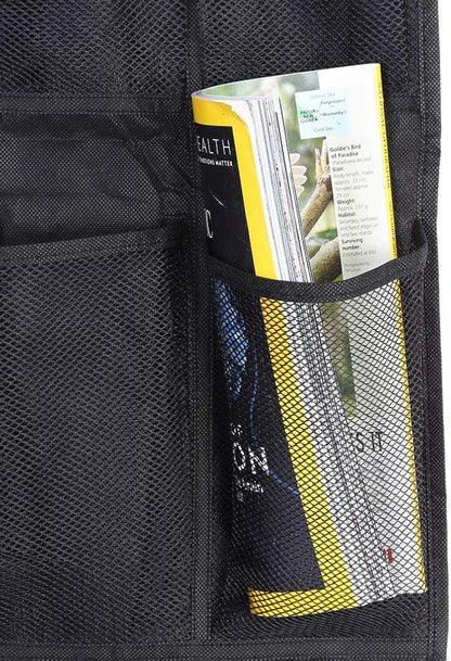 24 - Pockets Non - Woven Hanging Shoe Storage Bag, Over The Door Organizer, Large Capacity Wall Mount Shoe Rack with Metal Hooks for Home Closet Entryway