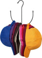 ZEDODIER Hat Hangers for Closet, Metal Hat Organizer Hat Racks for 10 Baseball Caps, Hat Holder Cap Storage, Black