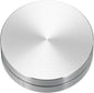MECCANIXITY 2inch Rotating Swivel Stand with Steel Ball Bearings Annular Lazy Susan Base Turntable for Kitchen Corner Cabinets, Annular 0.55inch Silver