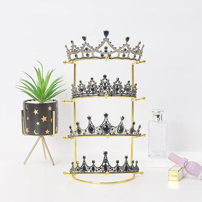 Crown Display Stand, Tiara Display, Headband Display Stand, Hair Accessories Organizer, Crown Storage Organizer Jewelry Holder for Women Girls