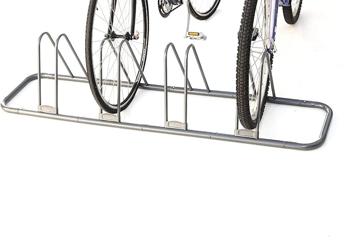 Sparehand 4 Bike Parking and Organization Solution - Freestanding Bike Stand for Parking Storage - Outdoor and Indoor Bike Rack