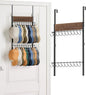 FANGSUN 2-Tier Over the Door Hat Rack with 20 Movable Hooks – Wall Mounted Hat Organizer for Baseball Cap Storage, Cap Holder Gifts for Men Dad, Christmas Presents