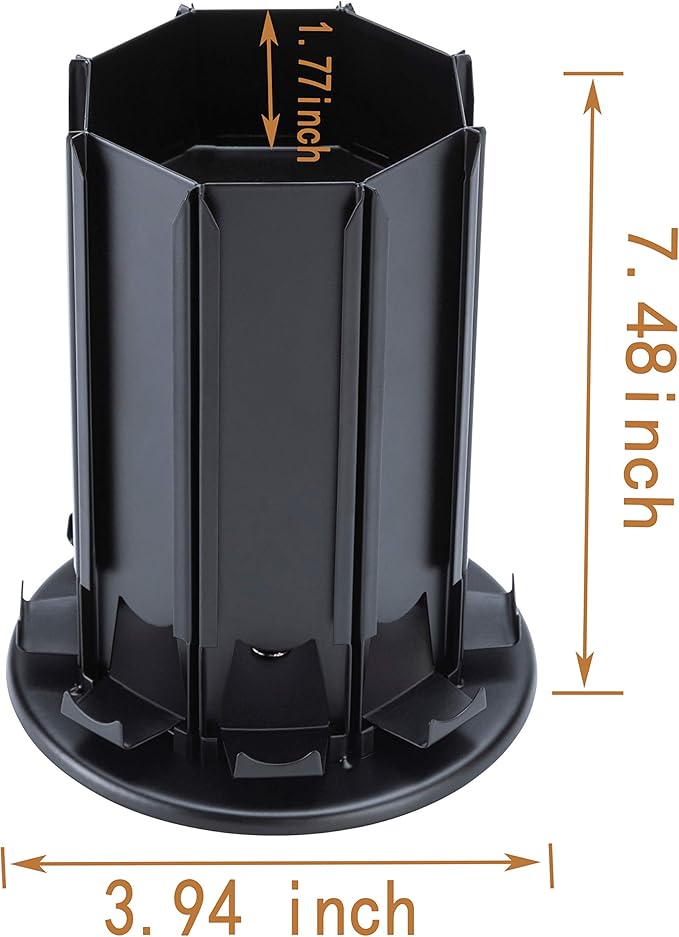 Pod Holder for Nespresso Original for 40 Nespresso Original Pods With Central Additional Pods Storage(Carousel-50+ Pods)